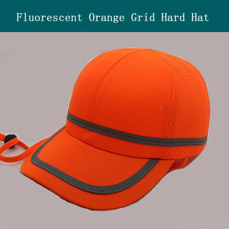 Защитный шлем, защитный шлем, Рабочая защитная шляпа, дышащие, облегченные каски, бейсбольный стиль, для работников наружной двери, GMZ002