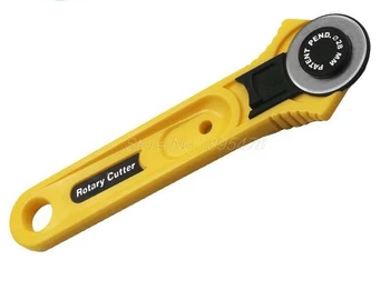 

100PCS New Freeshipping Yellow Adult Roller Cutter Blade Circle Cloth Round 28mm Fast shipping for DHL TNT Fedex