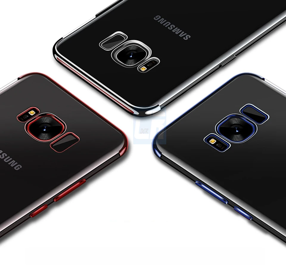 DCR ударопрочный роскошный мягкий ТПУ чехол для телефона samsung Galaxy S8 S9 S7 S6 Edge Plus Note 8 7 силиконовый чехол-накладка