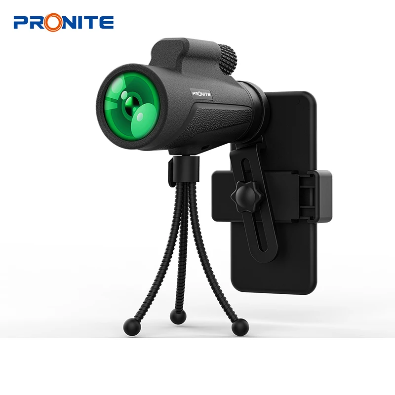 Spotting Scopes Hunting Military Tourism HD 12X50 Monocular Professional Telescope Zoom Vision Phone Holder/Tripod Spyglass