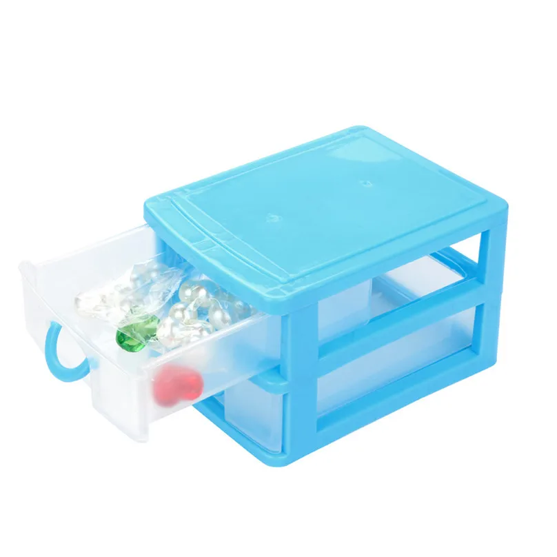 Durable Plastic Mini Desktop Drawer Sundries Case Small Objects Organization Box for Beads Pills Rings Jewelry Key #3d11 (10)