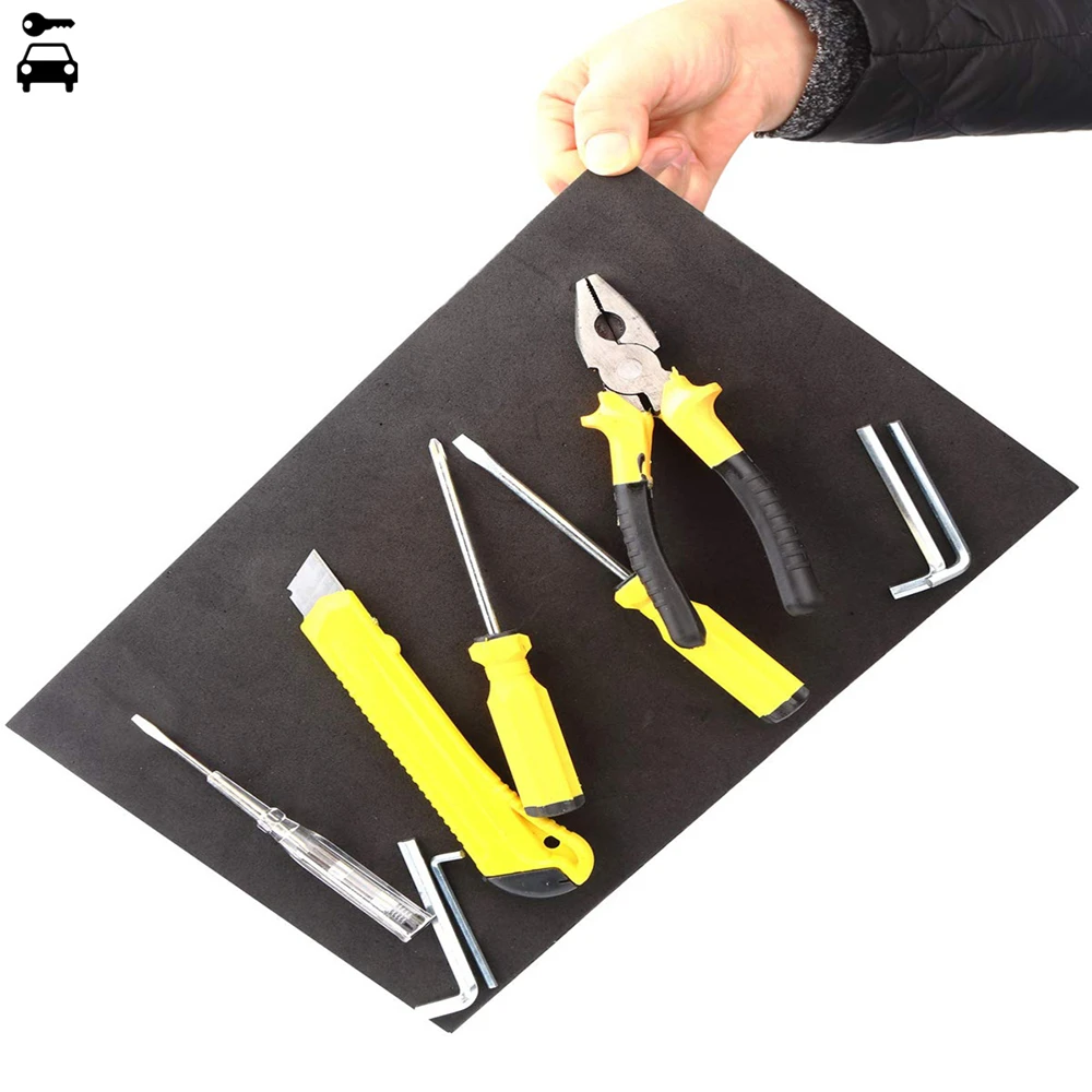 

Universal Car Magnetic Pad Repair Accessories Mag-Pad Holds Your Tools While Working Repair Tool Storage Mat for Workshop Garage