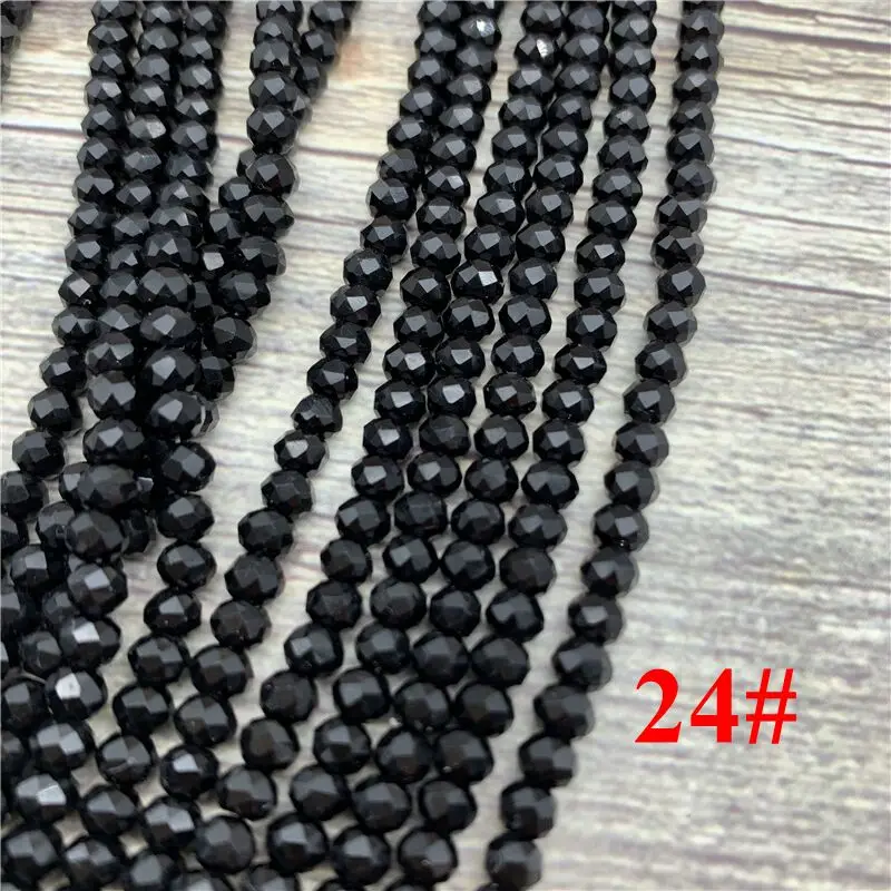 2x3mm/3x4mm/4x6mm Crystal Rondel Beads Faceted Glass Beads For Jewelry Making DIY Female Bracelet Necklace Jewelry 2x3mm/3x4mm/4x6mm Crystal Rondel Beads Faceted Glass Beads For Jewelry Making DIY Female Bracelet Necklace Jewelry