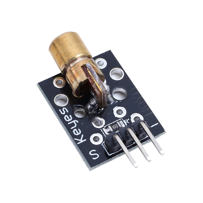 3pin 650nm красный лазерный передатчик точечный диод Медная головка модуль KY 008 для