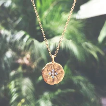 Vercret 925 пробы Серебряное ожерелье для женщин с кристаллами Polaris кулон ожерелье ювелирные изделия вечерние подарки