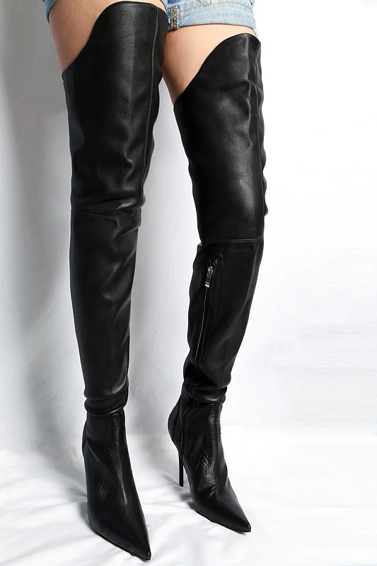 yubal leather bootie