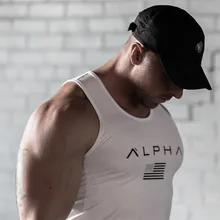 Майка для бодибилдинга для мужчин, одежда для тренажерного зала, майка для фитнеса, майка без рукавов, облегающая одежда для активных мужчин, майка для тренировки