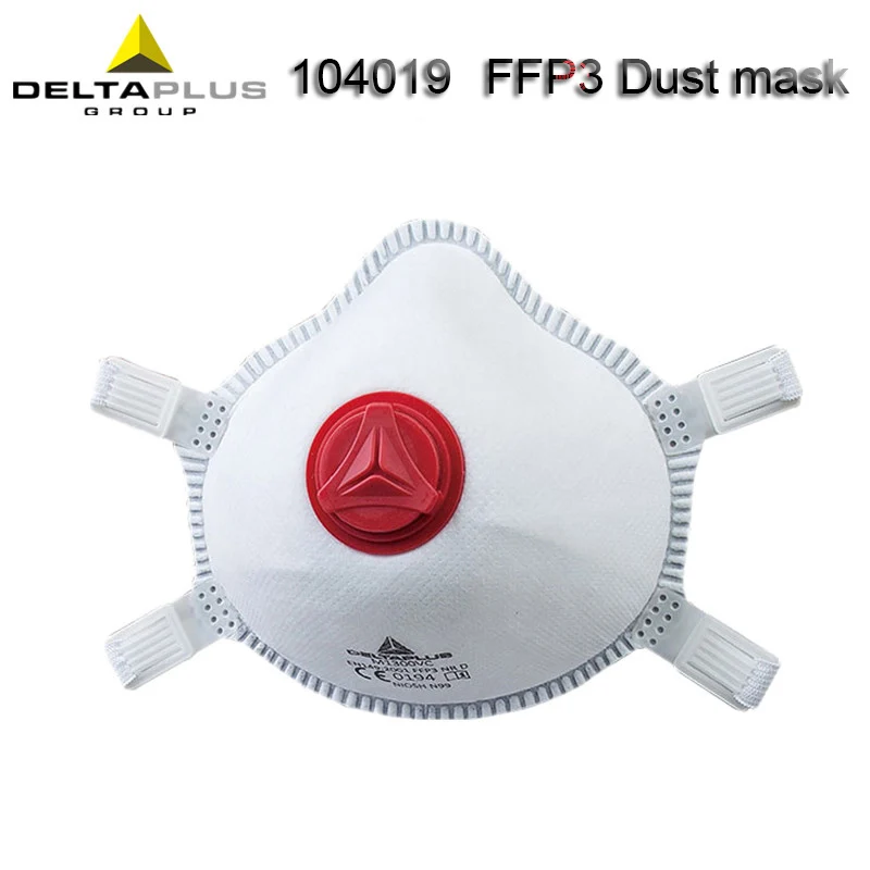 DELTAPLUS 104019 FFP3 респираторная Пылезащитная маска высокотоксичная пыль радиоактивные частицы защитная маска наплавной Металл сажа газовая маска