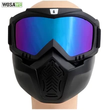 WOSAWE Новые мужские и женские ветроустойчивый сноуборд очки лыжные очки es мотокросса стекло с лицевой маской защитное снаряжение