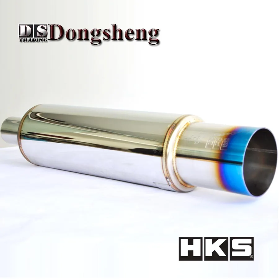 Free shipping 51mm Exhaust pipe vertical drum car exhaust pipe exhaust