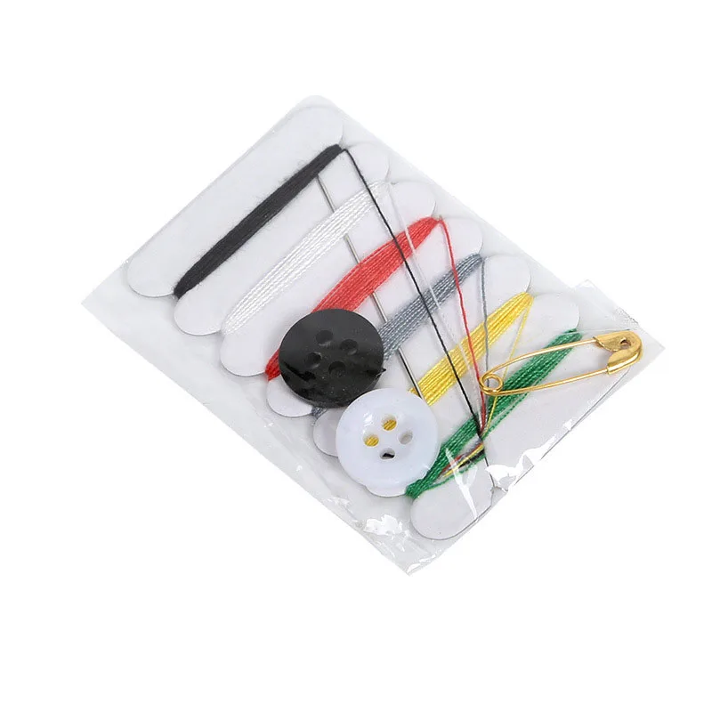 3000 sets/lot Mini Sewing Kit Travel Sewing Kits Embroidery Needlework