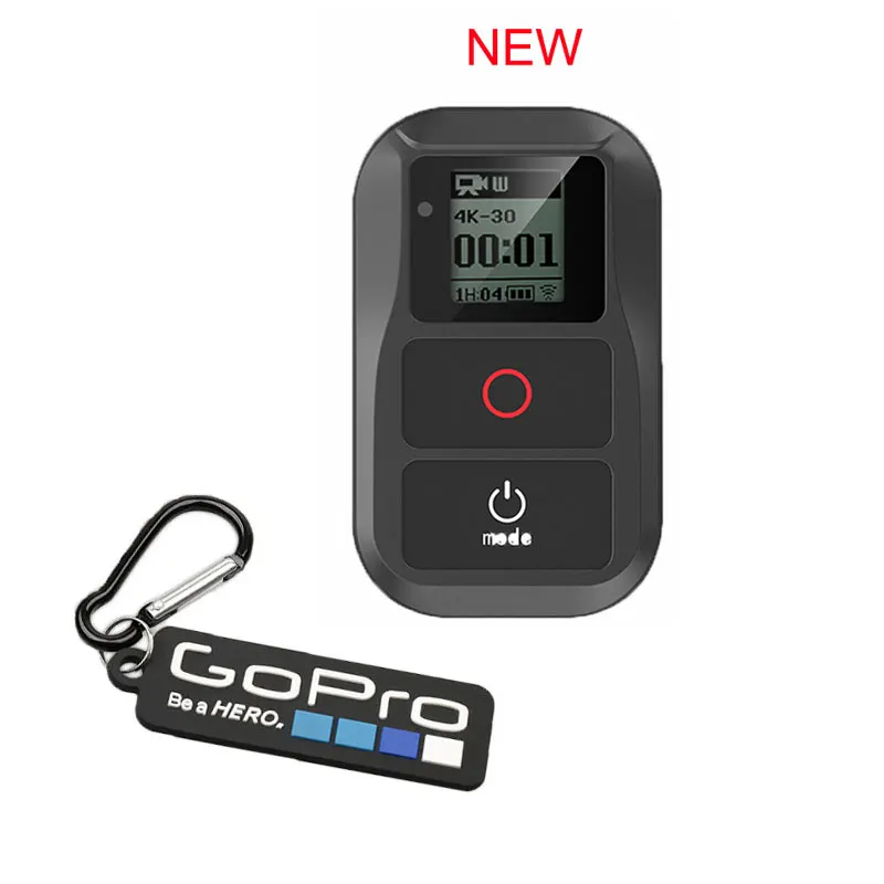 Новые аксессуары Go Pro hero 7 GoPro беспроводной WiFi Пульт дистанционного управления+ Радиоуправляемый зарядный кабель для GoPro hero 5 4 3 6 hero 7 Черная Камера - Цвет: new with Buckle