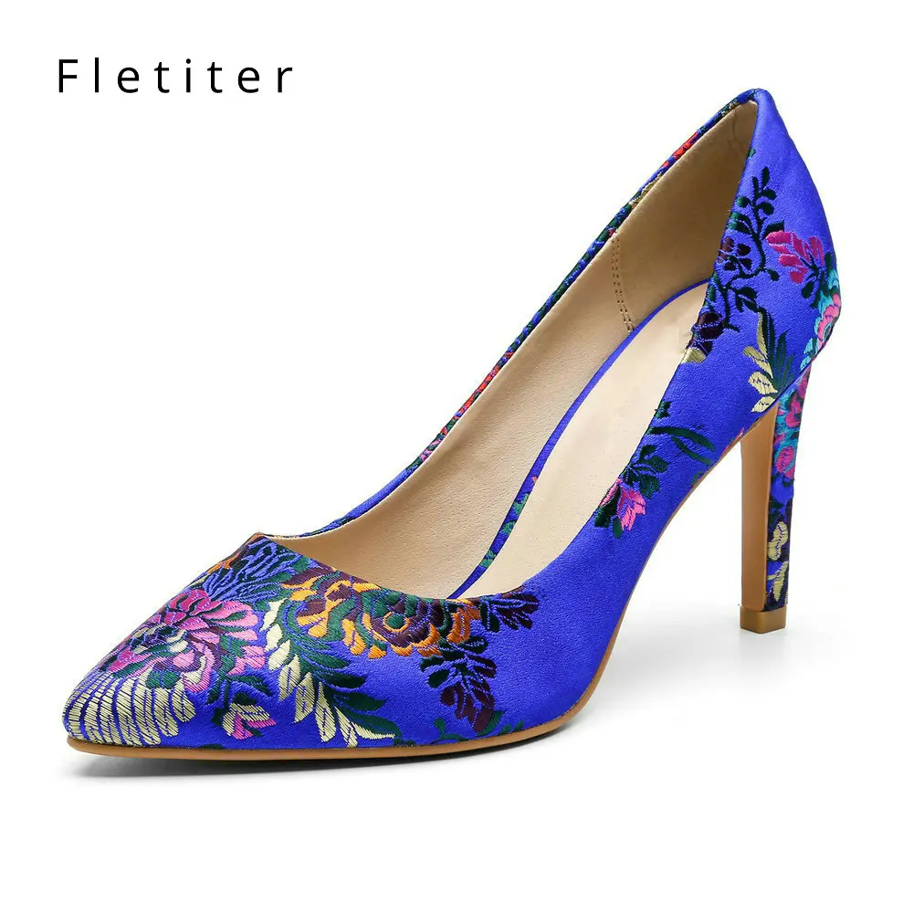Fletiter Women High Heels Shoes Pumps 8 cm Black Stilettos Heels Sexy Pointed Toe Pumps Women Party Shoes Ladies Big Size 35-41 Fletiter Women High Heels Shoes Pumps 8 cm Black Stilettos Heels Sexy Pointed Toe Pumps Women Party Shoes Ladies Big Size 35-41