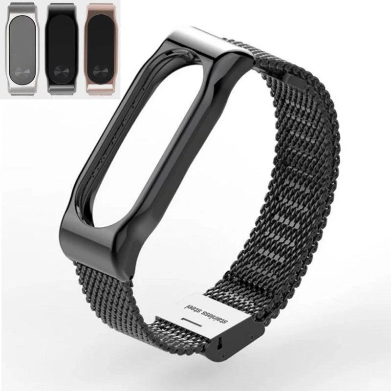 For Xiaomi Mi Band 2 Smart Stainless Steel Watchband Bracelet Replace Wrist Strap Wristband For Xiaomi Mi Band 2 Bracelet Strap