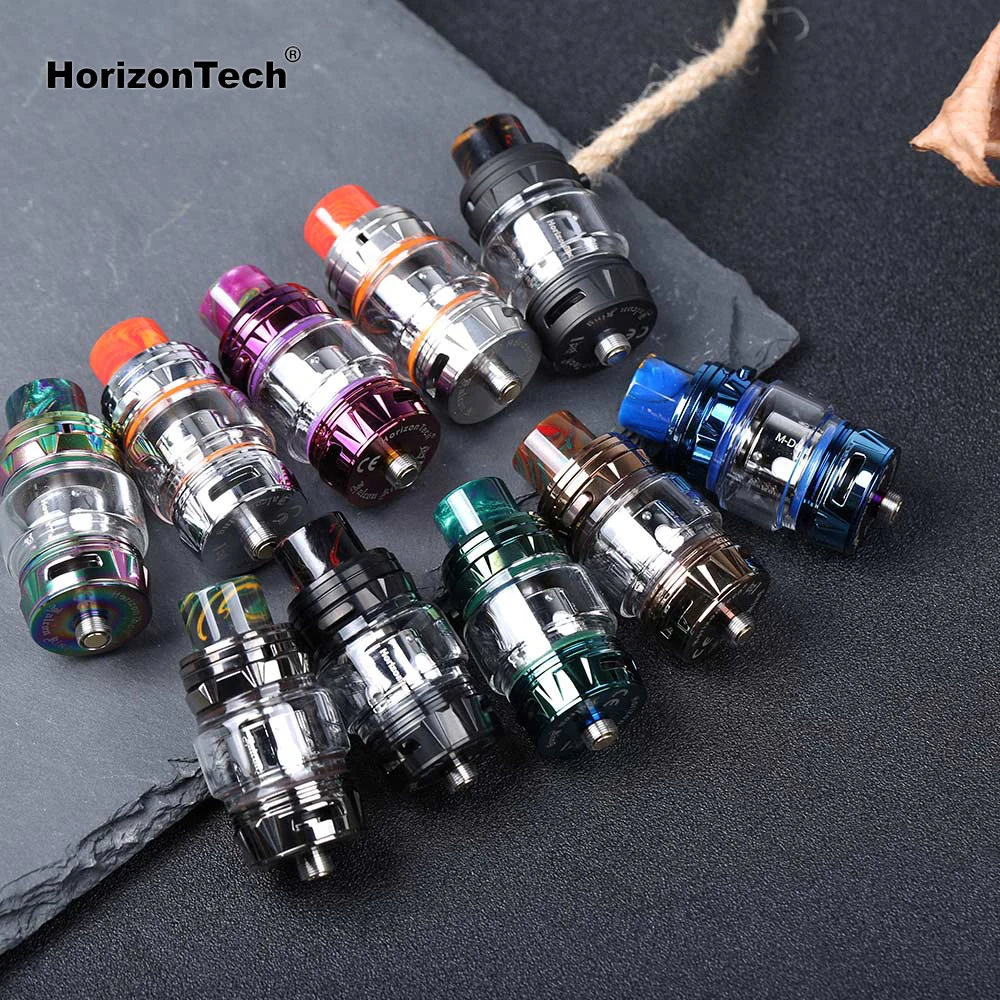 

Original HorizonTech Falcon King Tank Vape 25.4mm 6ml Electronic Cigarette Atomizer With M1 Mesh Coil For 510 Thread Box Mod
