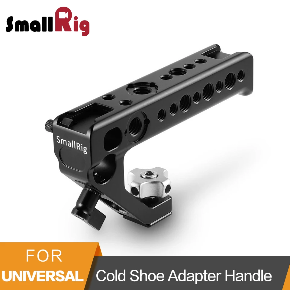 Smallrig Cold Shoe Adapter Handle To Mount Dslr Cameras And Cages