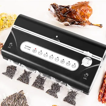 

Plastic Material Vacuum Packaging Machine Dry and Wet Food Vacuum Inflatable Automatic Commercial Packaging Sealing Machine