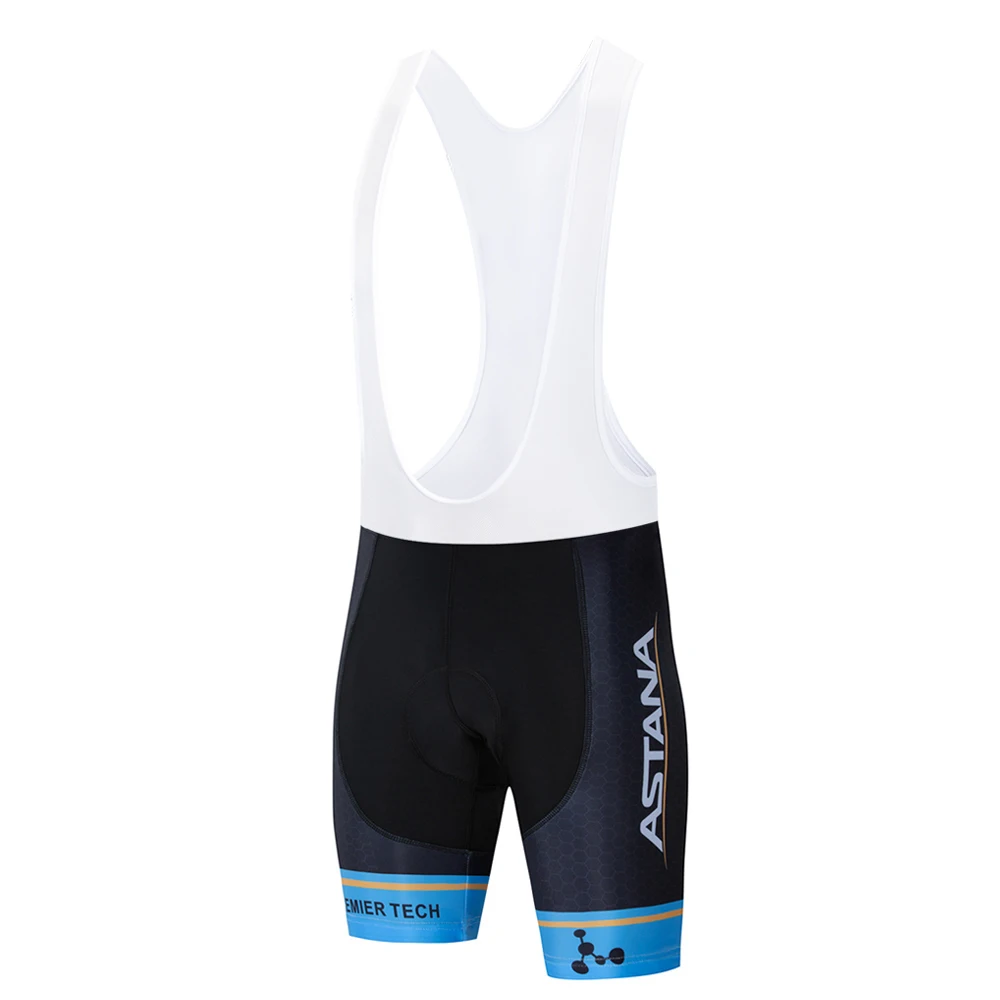 Новая профессиональная команда Астана одежда для велоспорта нагрудник шорты Быстросохнущий велосипед для мужчин одежда профессиональная команда Велоспорт 9D Pad велосипедные шорты mtb - Цвет: shorts