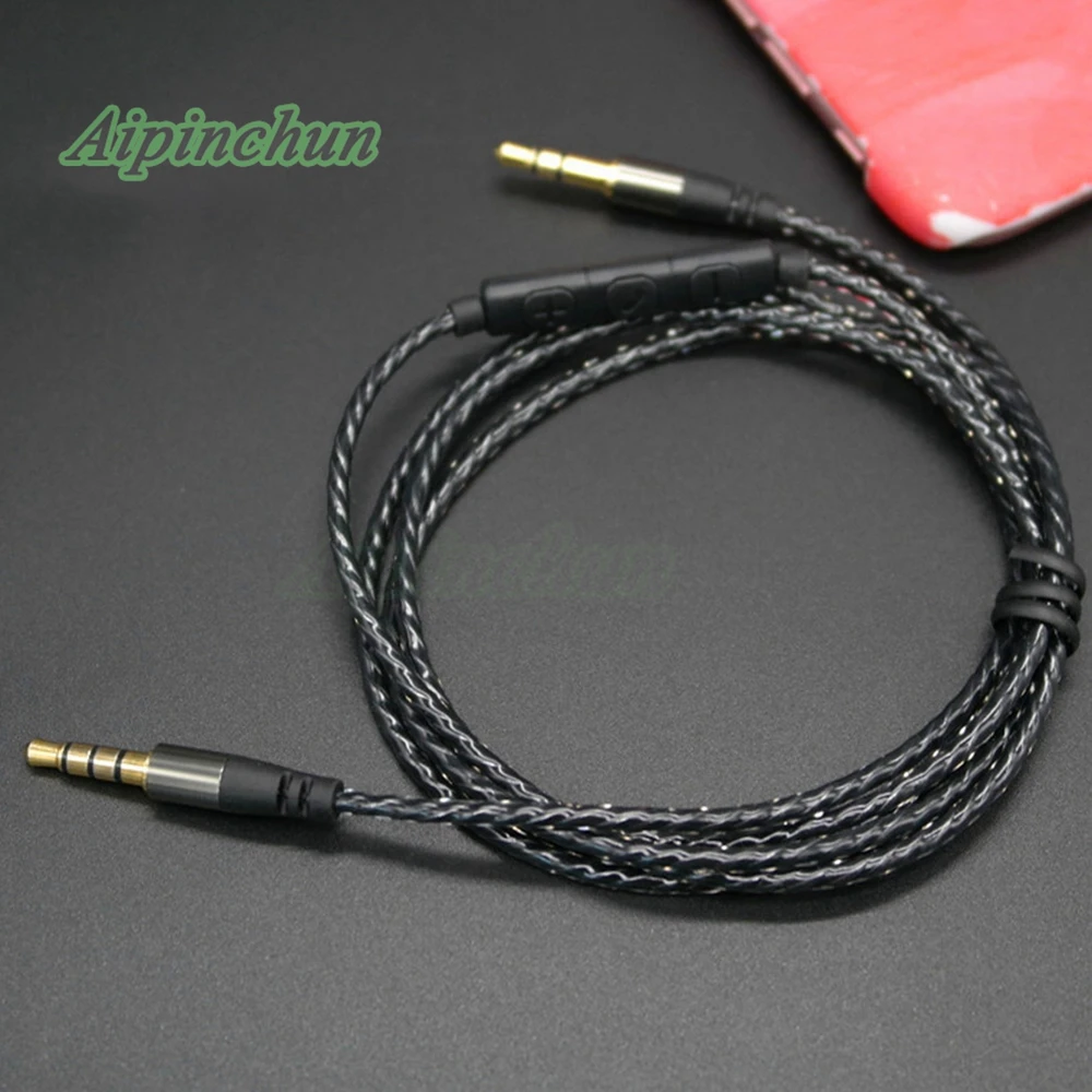 Аудиокабель Aipinchun с разъемом 3 5 мм на и микрофоном|jack audio|3.5mm to 3.5mm3.5mm 3.5mm jack |