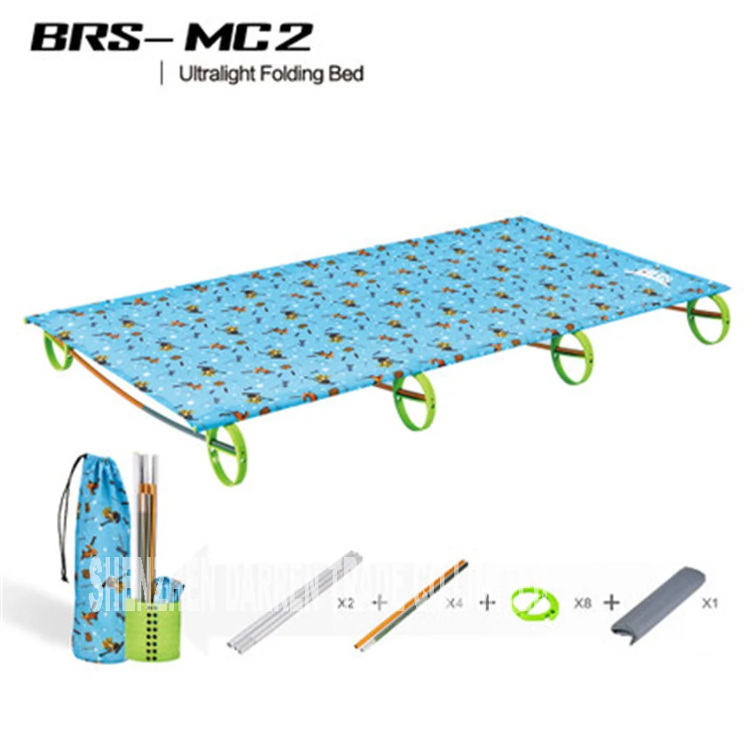 Best New BRS MC2 Rugged Comfortable Ultra Light Portable Aluminum Alloy Camping Outdoor Folding Tent Bed Break Lunch Camping Bed