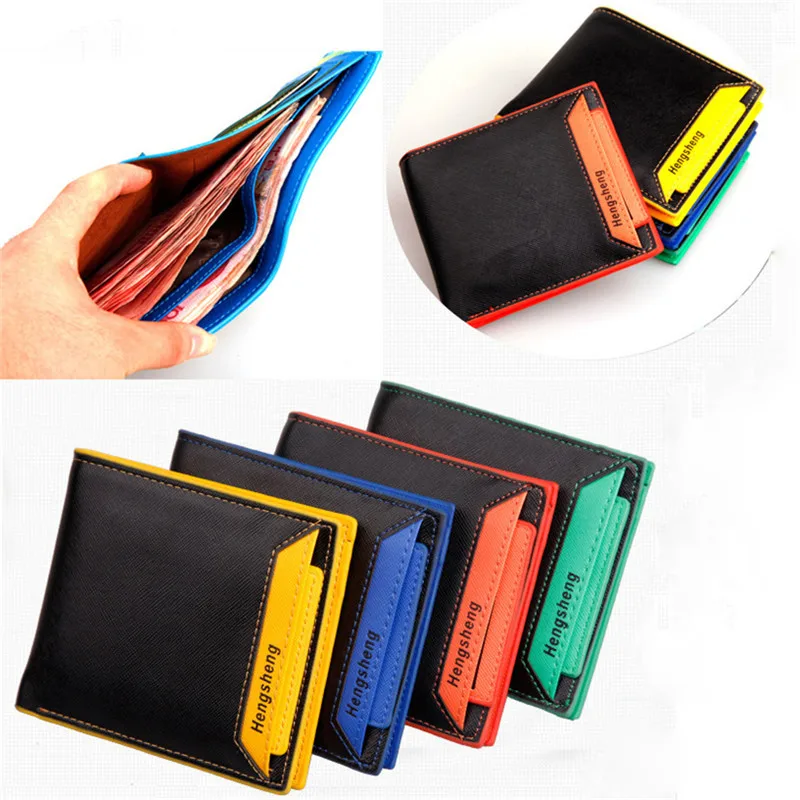 

2017 Men Wallet Pop Purse Gentleman Bifold Wallets New Arrival Money Clutch Ultra-large Capacity Mini Card Holder J424