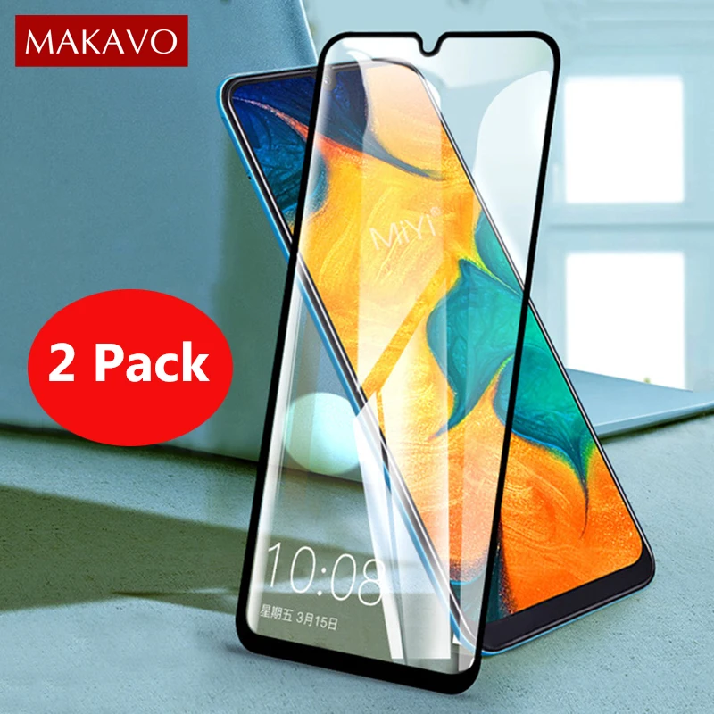 Закаленное стекло 9H для Samsung Galaxy A50 Защитная пленка экрана A10 A20 A30 A40 A60 A70 A80 A90 2