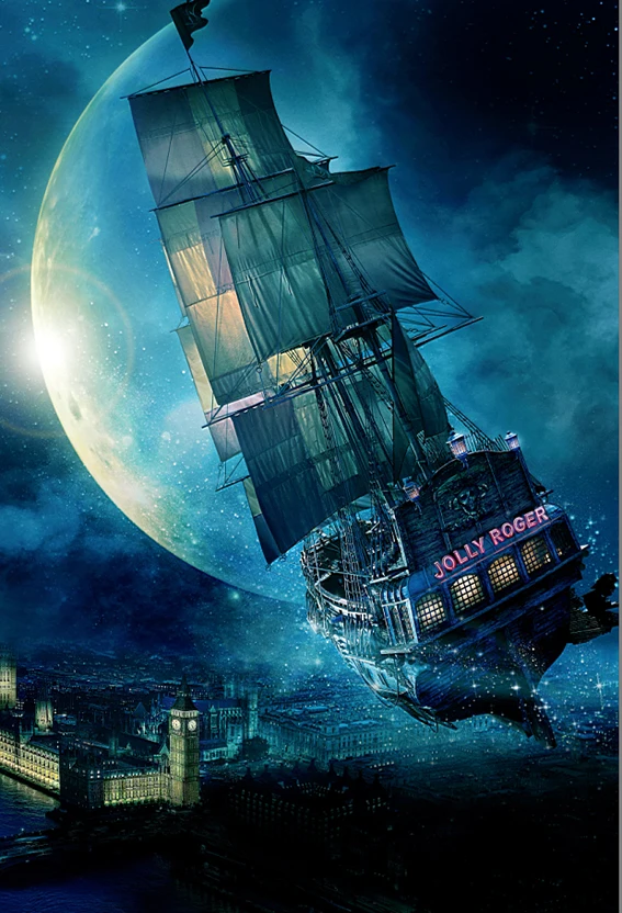 el barco pirata de peter pan