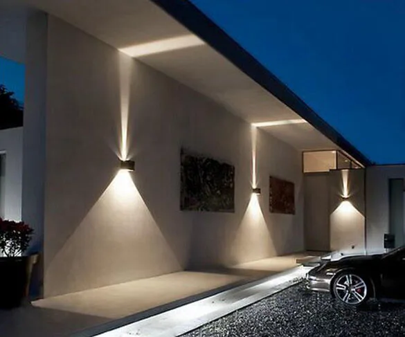 IP65 Waterproof 10W Outdoor modern Aluminum Adjustable Led Porch Light 1pcs or 2pcs 5W chip only lamp accessories not lamp