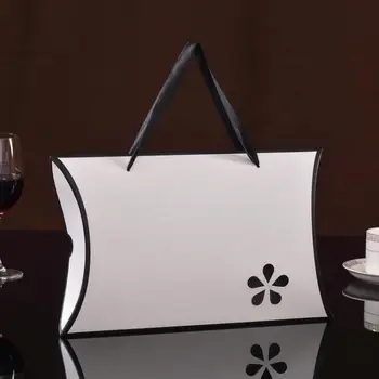 

W Paper Pillow Favor Gift Box Wedding Party Favour Gift cardboard Boxes Accessories Supply Bag Big