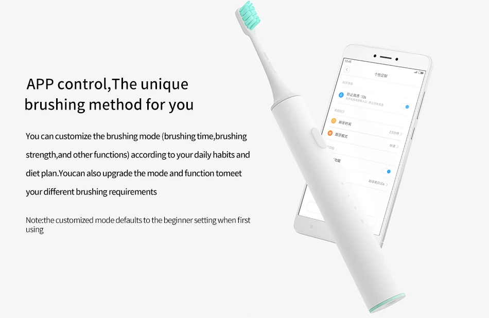 Xiao mi Smart mi jia sonic электрическая зубная щетка перезаряжаемая ультра звуковая Водонепроницаемая USB Беспроводная зарядка поддержка управления mi APP
