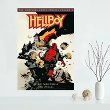 Hellboy художественный плакат на заказ холст плакат искусство отделочная ткань для дома ткань на стену плакат печать шелковая ткань