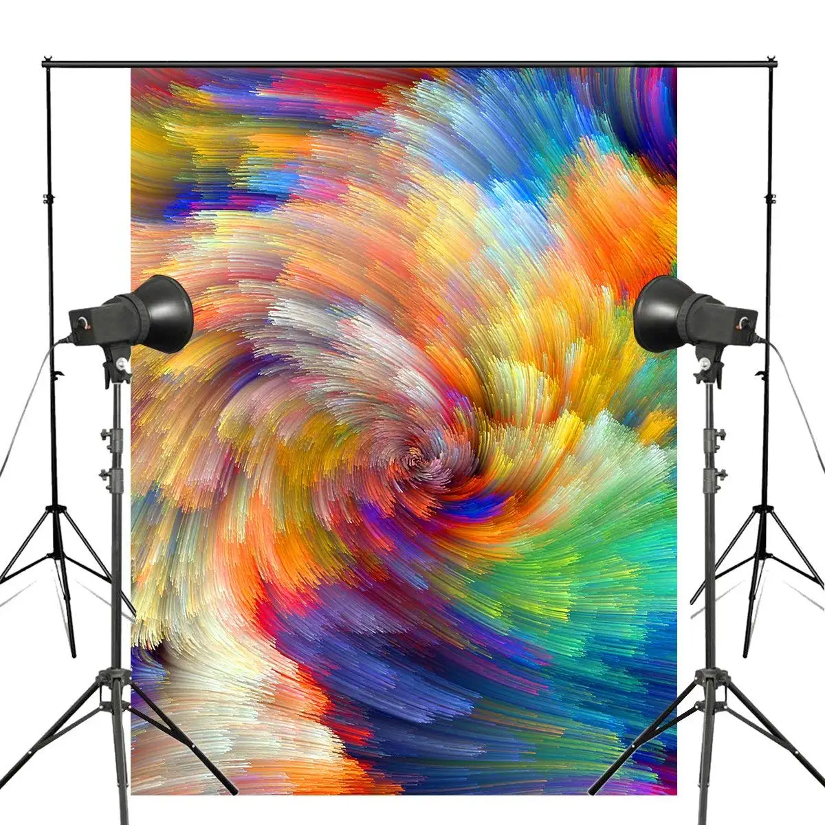 5x7ft Abstract Colorful Photography Backdrop Swirl Background Art Photo Studio Props Wall | Электроника