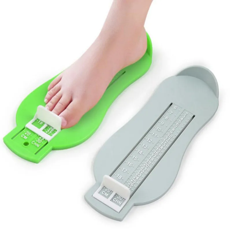 0-30cm Baby Foot Measurer Ruler Tools Shoe Size Helper 18-50 Euro Size Foot Measuring Gauge Baby Kids Measure Random Color