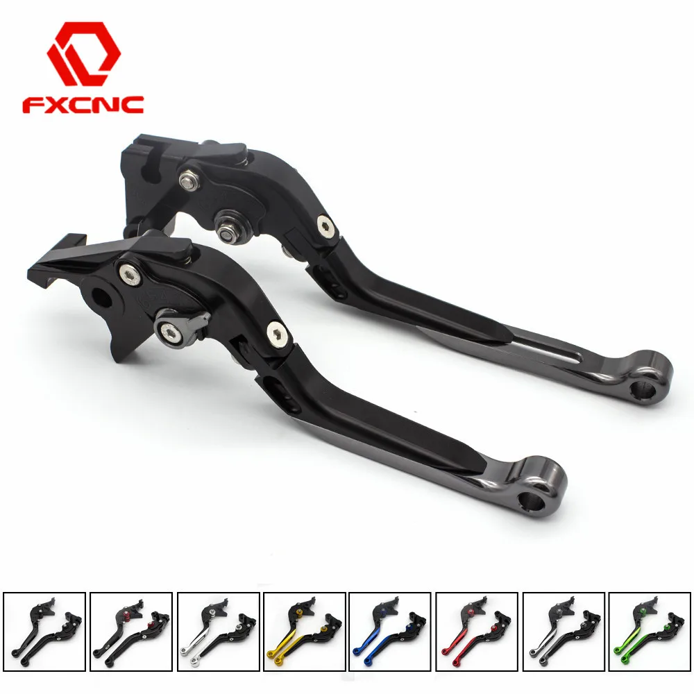 CNC Folding Extendable Motorcycle Brake Clutch Lever For Kawasaki