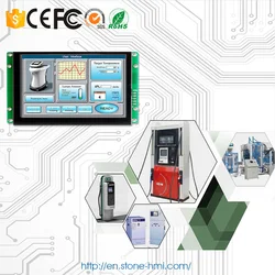 Lcd inteligente 4.3 polegadas com placa de controlador + desenvolver software para exibição e controle de equipamentos
