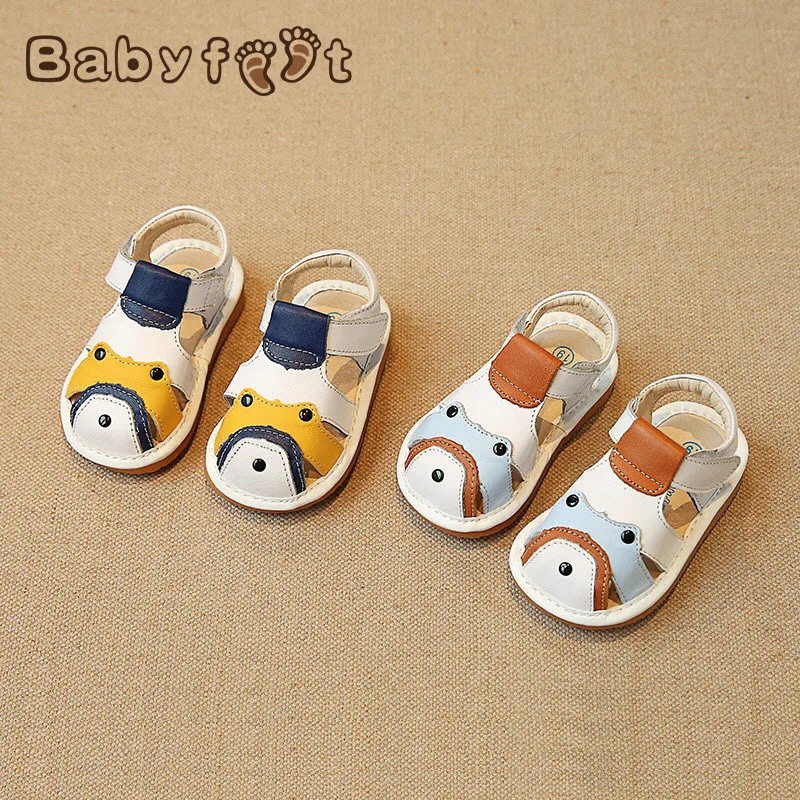 2017 Summer Brand Babyfeet 0-3 years old boys girl sandals Toddler shoes Cow Leather Genuine Leather shoes Children's sandals babyfeet summer cool toddler shoes 0 2 year old newborn baby girl