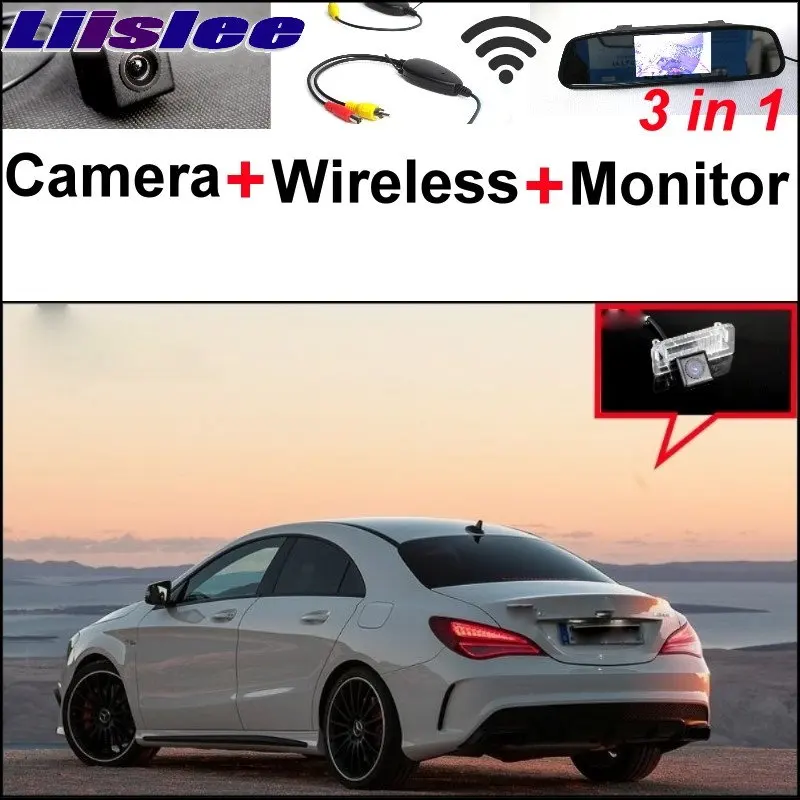 

Liislee 3in1 Special WiFi Camera + Wireless Receiver + Mirror Screen DIY Rear View Parking System For Mercedes Benz MB CLA C117