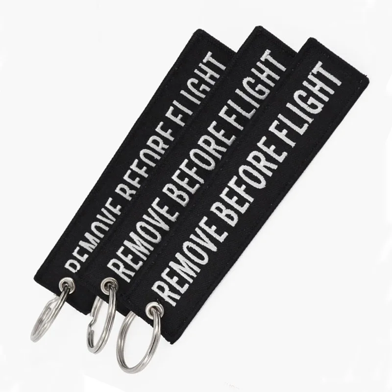 Remove Before Flight Keychain
