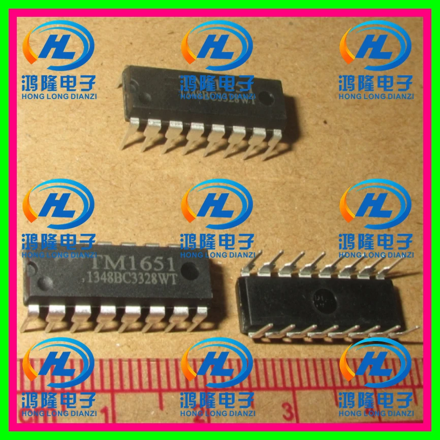 20 шт./лот TM1651 1651 DIP-16 Plug-in 100% новая светодиодная цифровая трубка с драйвером IC |
