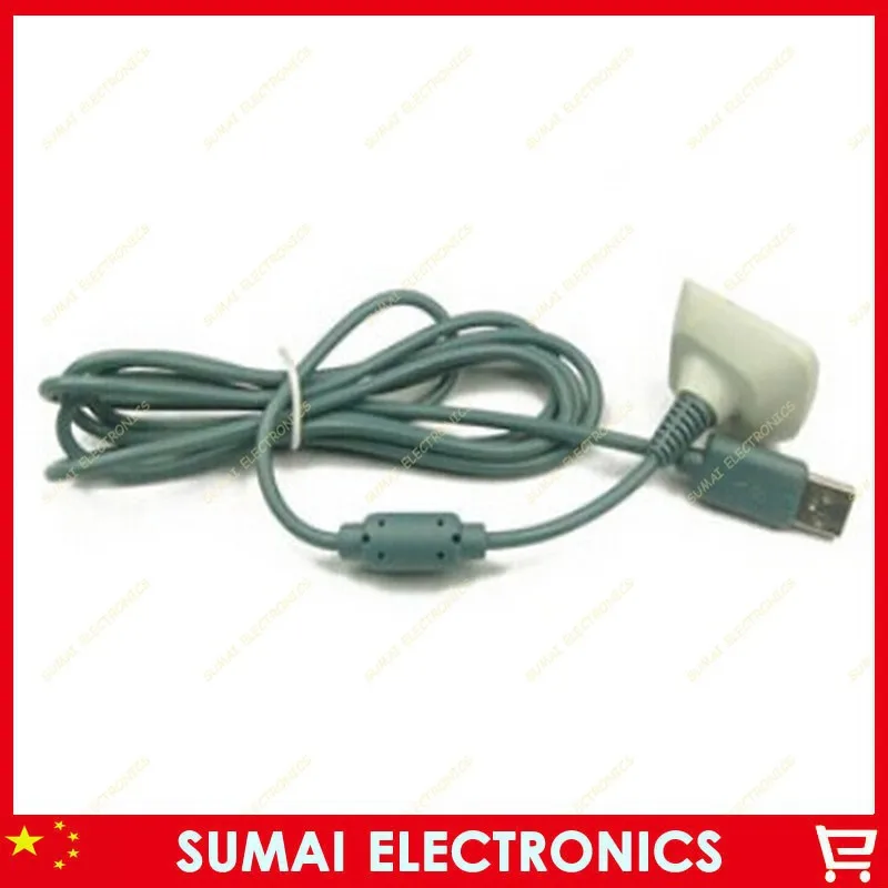 10 шт./лот USB Зарядное устройство кабель зарядка через USB кабель для xbox360 Беспроводной игровой контроллер Джойстик