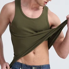 Топ на бретелях, мужские, для бодибилдинга и фитнеса Повседневное мужская майка рубашки Армейский зеленый моды летнего сезона, брендовая одежда для детей, Облегающая майка без рукавов M-2XL
