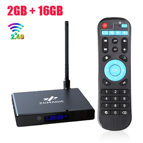 Smart Android tv Box Z1W 2 Гб 16 Гб Amlogic S905W четырехъядерный 2,4 ГГц WiFi 4K медиа-проигрыватель Google tv Box Android 8,1 PK X96 mini - Цвет: Z1W 2GB 16GB