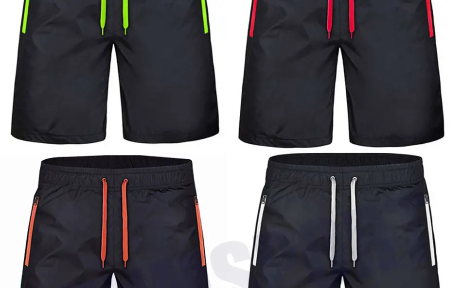 Новые летние мужские пляжные шорты на молнии с карманами для отдыха и спорта, беговые шорты для бега, Пляжные бермуды, пляжные шорты для серфинга, отдыха, M-9XL