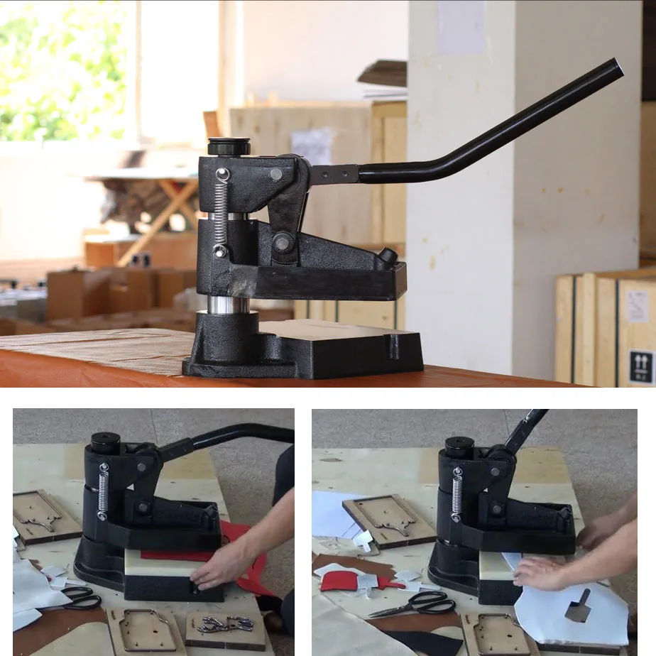 

8360 Laser knife mold leather stamping machine hand pressure sampling machine manual leather mold die cutting machine