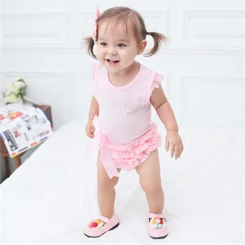 

2016 Baby Girl Bodysuits Body Bebes Newborn Pink Lace Triangle Bodysuits Baby Clothes Baby Bodysuit Baby Clothing 100% Cotton