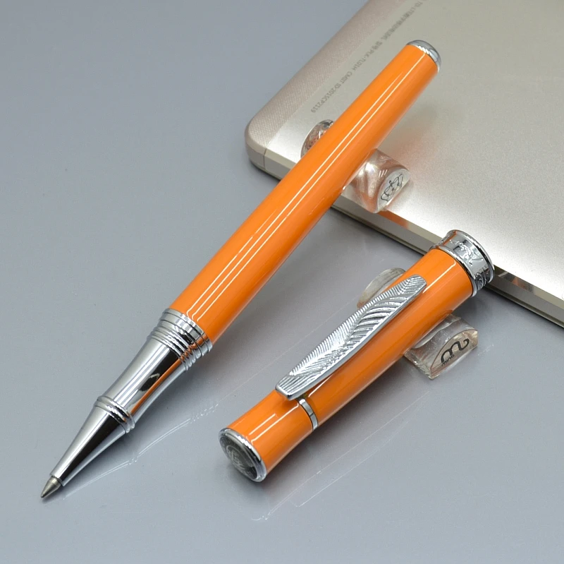 Высокое качество Пикассо 607 РОЛИК ручка с 4 цвета металла канцелярские школьные канцелярские принадлежности, пишущие Smooth бренда подарочные ручки коробки