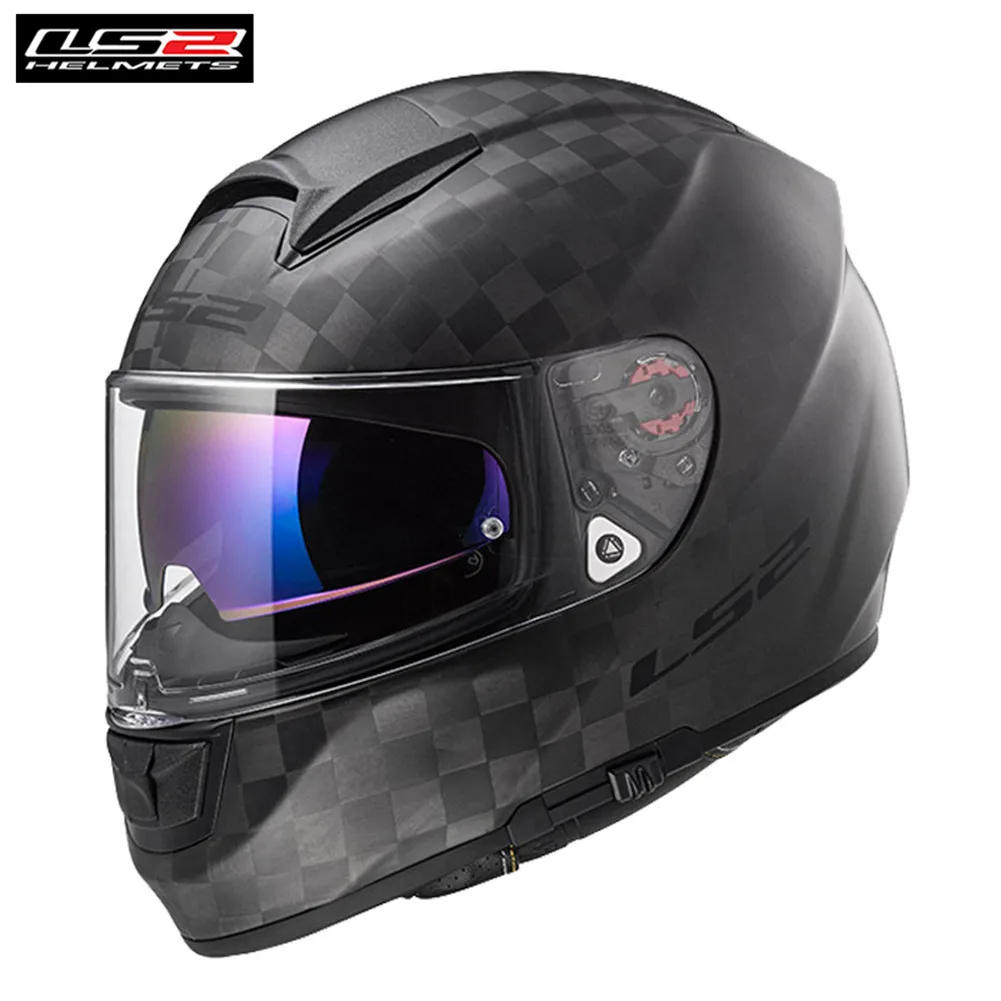 

LS2 Vector 24K Carbon Fiber FF397 Casco Moto Motorcycle Helmet Full Face GP Racing Capacetes de Motociclista Kask Motor Helm