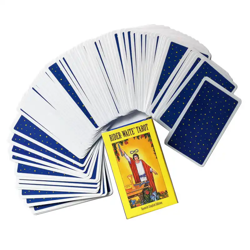 Nuovo Inglese Spagnolo Versione Rider Attendere Mazzo Di Tarocchi Divinazione Fate Carte Da Gioco Gioco Da Tavolo Spagnolo Divinazione 78 Carte Set Giochi Da Tavolo Aliexpress