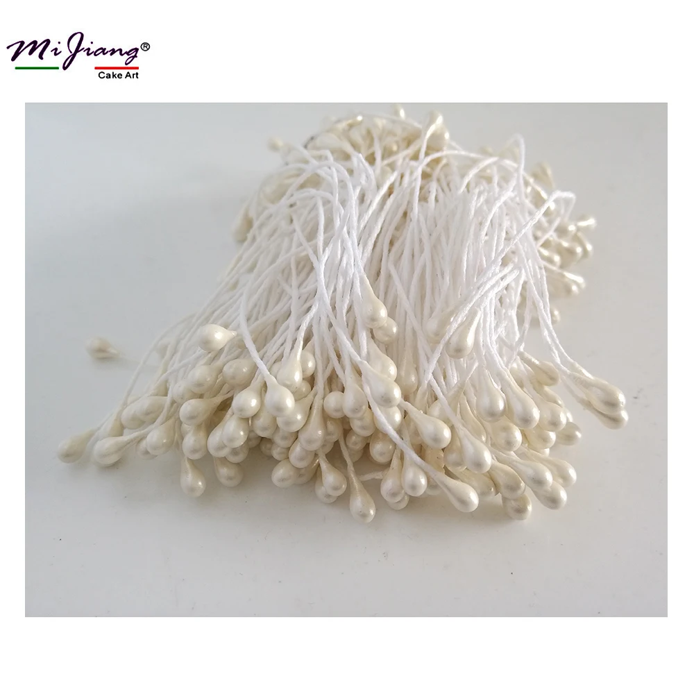 

White Color Simulation Flower Core DIY Fondant Cake Decorating Tool Sugar Paste Sugar Flower Stamen Modeling tool Baking Mold