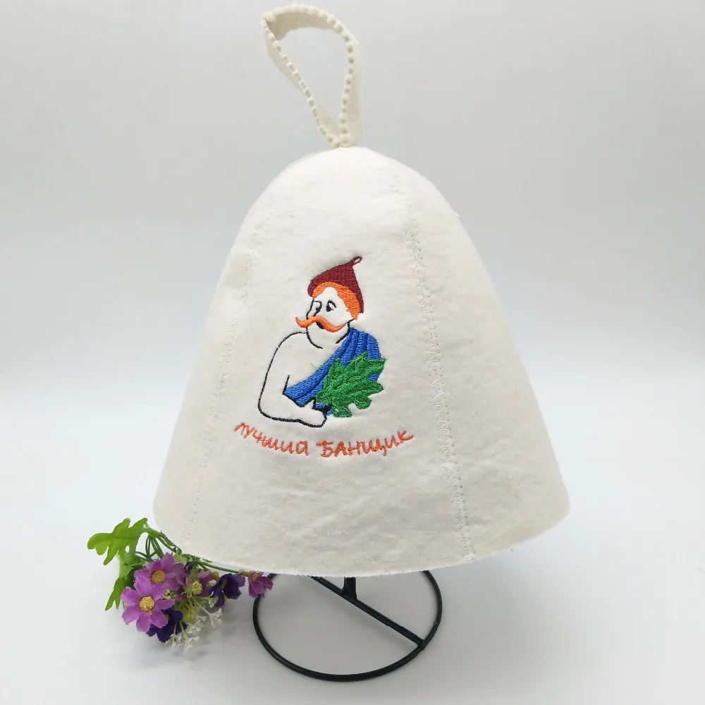 Sauna Hat "The Sauna Man"in Shower Caps from Home & Garden on